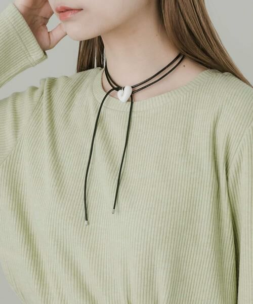SMELLY / スメリー ネックレス・ペンダント・チョーカー | ハートワントップロングコードチョーカー | 詳細4