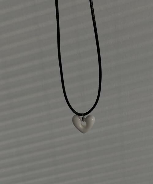 SMELLY / スメリー ネックレス・ペンダント・チョーカー | ハートワントップロングコードチョーカー | 詳細8