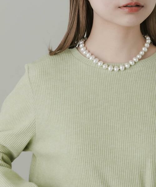 SMELLY / スメリー ネックレス・ペンダント・チョーカー | 『WEB/一部店舗限定』パールボリュームマンテルネックレス | 詳細4