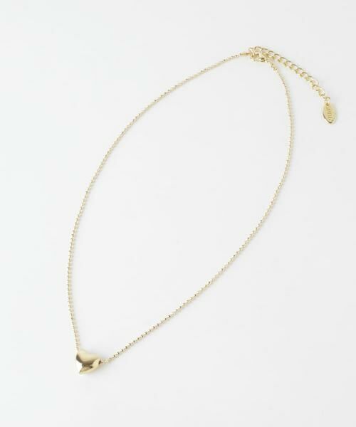 SMELLY / スメリー ネックレス・ペンダント・チョーカー | ボールチェーンハートトップネックレス | 詳細5