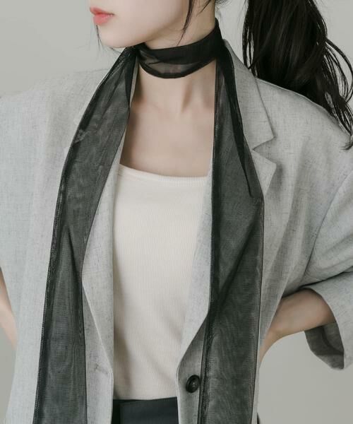 SMELLY / スメリー ネックレス・ペンダント・チョーカー | シアーリボンチョーカー | 詳細1