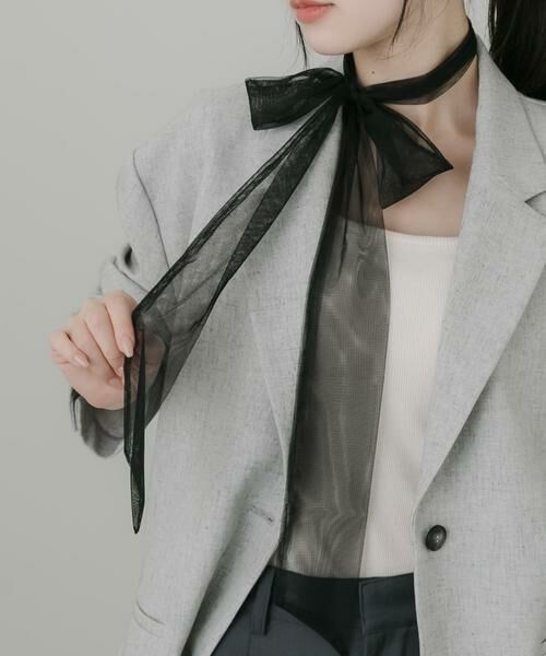 SMELLY / スメリー ネックレス・ペンダント・チョーカー | シアーリボンチョーカー | 詳細5