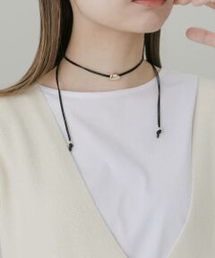 SMELLY / スメリー ネックレス・ペンダント・チョーカー | メタルトップダブルコードチョーカー