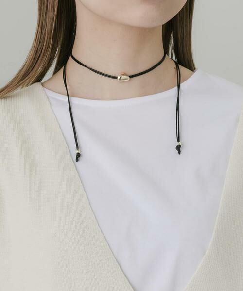 SMELLY / スメリー ネックレス・ペンダント・チョーカー | メタルトップダブルコードチョーカー | 詳細1