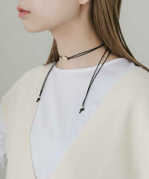 SMELLY / スメリー ネックレス・ペンダント・チョーカー | メタルトップダブルコードチョーカー | 詳細2