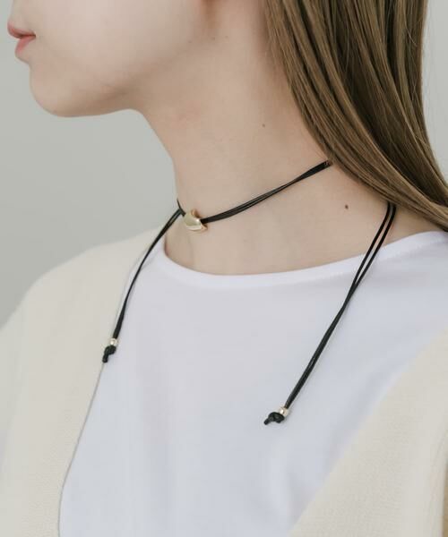 SMELLY / スメリー ネックレス・ペンダント・チョーカー | メタルトップダブルコードチョーカー | 詳細3