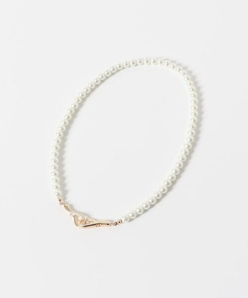 SMELLY / スメリー ネックレス・ペンダント・チョーカー | パールメタルフックネックレス | 詳細5