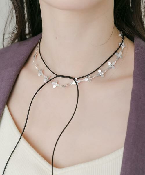SMELLY / スメリー ネックレス・ペンダント・チョーカー | フラワーチェーンコードチョーカーネックレス | 詳細1