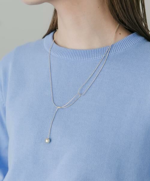 SMELLY / スメリー ネックレス・ペンダント・チョーカー | ニュアンススネークボールドロップネックレス | 詳細2