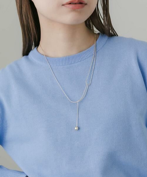 SMELLY / スメリー ネックレス・ペンダント・チョーカー | ニュアンススネークボールドロップネックレス | 詳細3