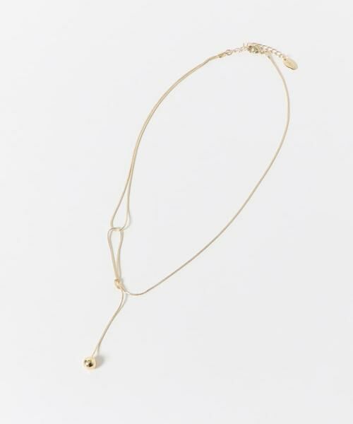 SMELLY / スメリー ネックレス・ペンダント・チョーカー | ニュアンススネークボールドロップネックレス | 詳細5