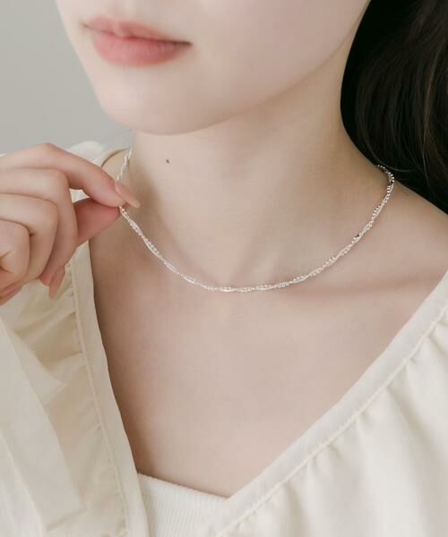 SMELLY / スメリー ネックレス・ペンダント・チョーカー | ボールスネークチェーンツイストネックレス | 詳細1