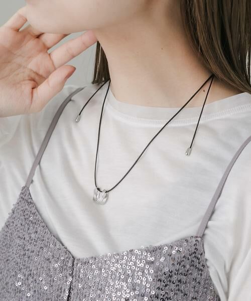 SMELLY / スメリー ネックレス・ペンダント・チョーカー | メタルトップコードチョーカーネックレス | 詳細2