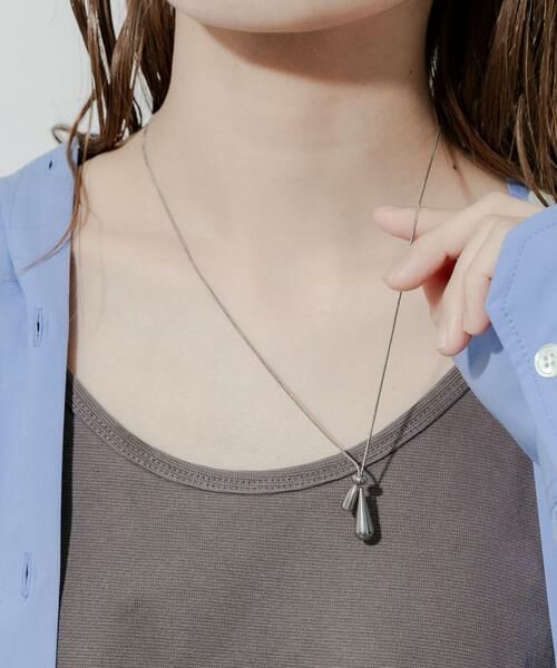 SMELLY / スメリー ネックレス・ペンダント・チョーカー | ステンレスドロップスライドネックレス | 詳細1
