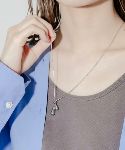 SMELLY / スメリー ネックレス・ペンダント・チョーカー | ステンレスドロップスライドネックレス | 詳細2