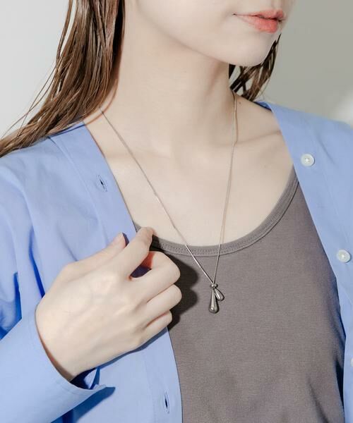 SMELLY / スメリー ネックレス・ペンダント・チョーカー | ステンレスドロップスライドネックレス | 詳細3