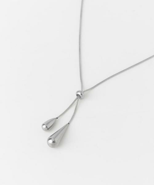SMELLY / スメリー ネックレス・ペンダント・チョーカー | ステンレスドロップスライドネックレス | 詳細5