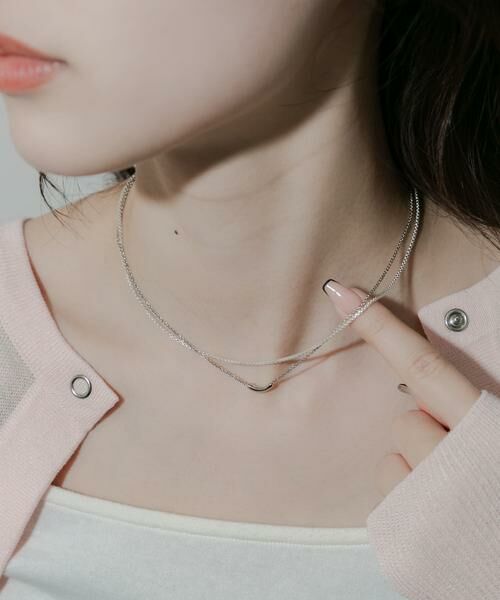 SMELLY / スメリー ネックレス・ペンダント・チョーカー | シンプルトップ2セットネックレス | 詳細3