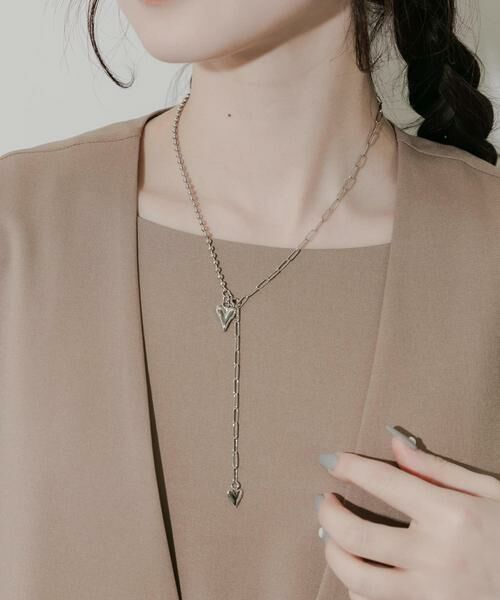 SMELLY / スメリー ネックレス・ペンダント・チョーカー | ハートトップキリカエチェーンネックレス | 詳細2