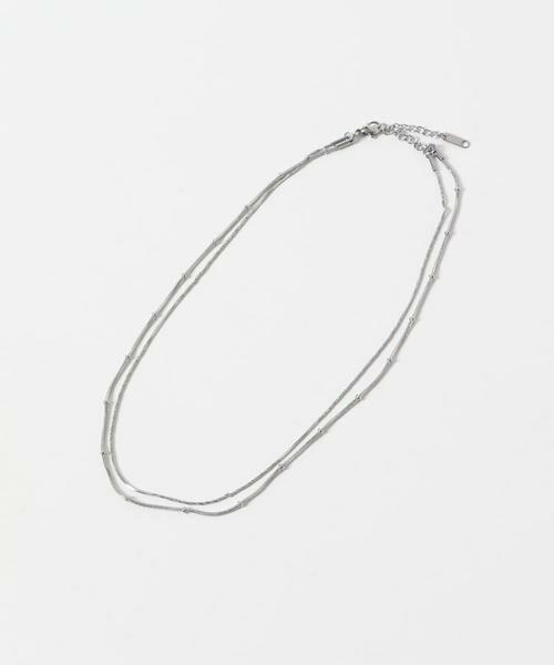 SMELLY / スメリー ネックレス・ペンダント・チョーカー | ステンレスボールツイストレイヤードネックレス | 詳細4