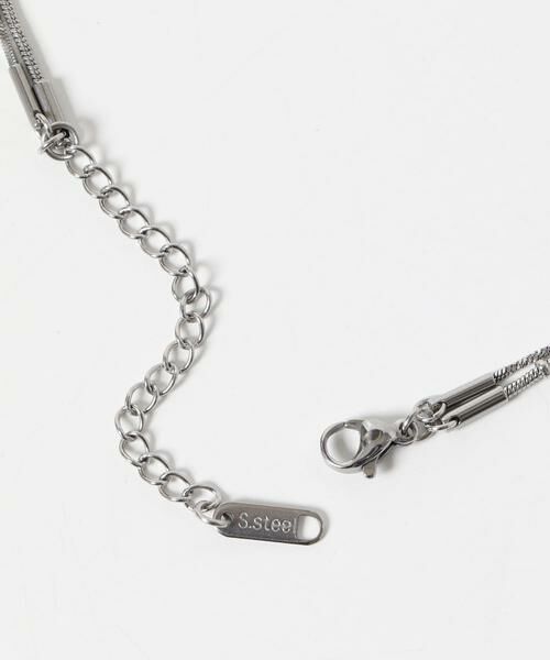 SMELLY / スメリー ネックレス・ペンダント・チョーカー | ステンレスボールツイストレイヤードネックレス | 詳細6