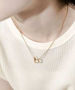 SMELLY / スメリー ネックレス・ペンダント・チョーカー | ステンレストップダブルチェーンネックレス