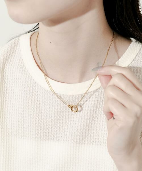 SMELLY / スメリー ネックレス・ペンダント・チョーカー | ステンレストップダブルチェーンネックレス | 詳細3