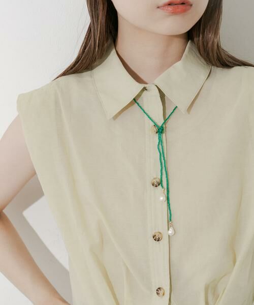 SMELLY / スメリー ネックレス・ペンダント・チョーカー | カラービーズパールトップネックレス | 詳細7