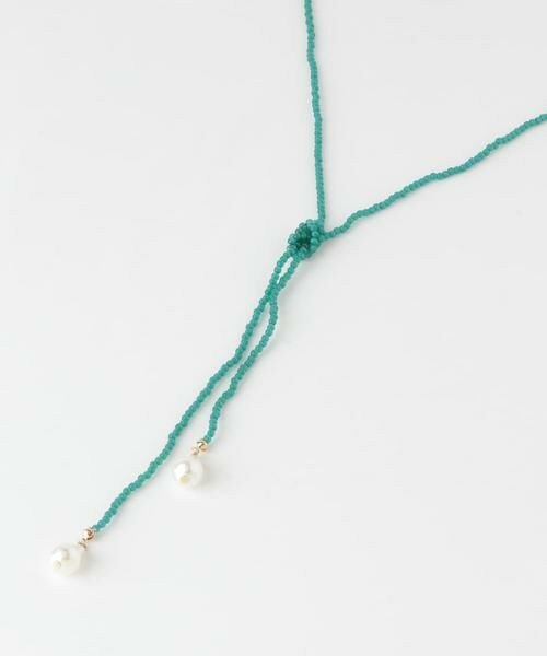 SMELLY / スメリー ネックレス・ペンダント・チョーカー | カラービーズパールトップネックレス | 詳細9