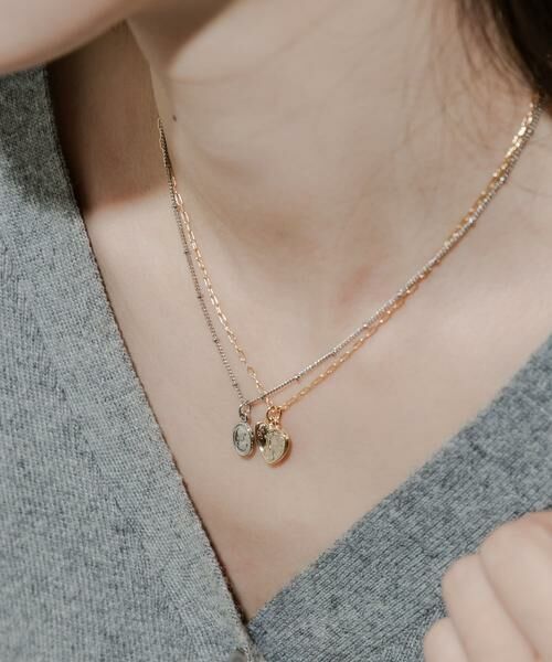 SMELLY / スメリー ネックレス・ペンダント・チョーカー | ハートコイン2セットネックレス | 詳細4