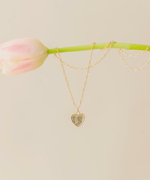 SMELLY / スメリー ネックレス・ペンダント・チョーカー | ハートコイン2セットネックレス | 詳細5