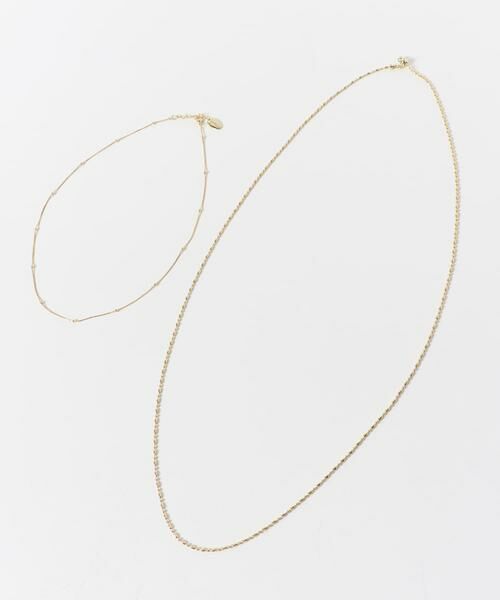 SMELLY / スメリー ネックレス・ペンダント・チョーカー | ショートロングチェーン2セットネックレス | 詳細8