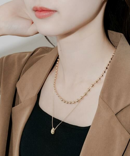 SMELLY / スメリー ネックレス・ペンダント・チョーカー | ボールトップ2セットネックレス | 詳細2