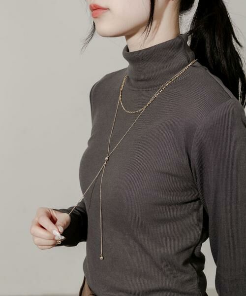 SMELLY / スメリー ネックレス・ペンダント・チョーカー | ボールスライドメタルチェーン2セットネックレス | 詳細4