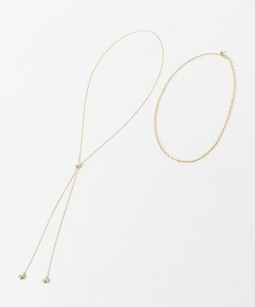 SMELLY / スメリー ネックレス・ペンダント・チョーカー | ボールスライドメタルチェーン2セットネックレス | 詳細6