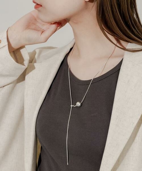 SMELLY / スメリー ネックレス・ペンダント・チョーカー | ボールトップスライドYネックレス | 詳細1