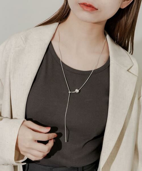 SMELLY / スメリー ネックレス・ペンダント・チョーカー | ボールトップスライドYネックレス | 詳細2