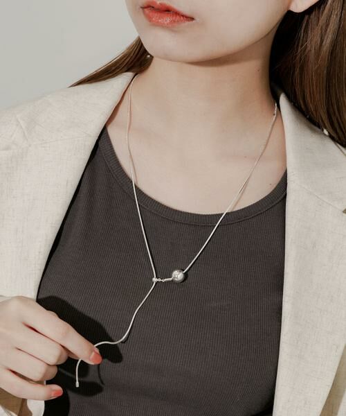 SMELLY / スメリー ネックレス・ペンダント・チョーカー | ボールトップスライドYネックレス | 詳細3