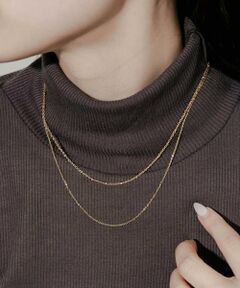 SMELLY / スメリー ネックレス・ペンダント・チョーカー | ステンレスミニボール2レイヤードネックレス