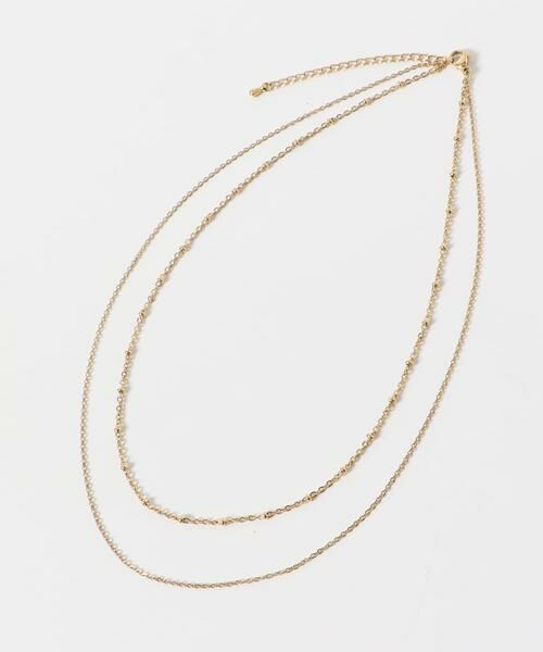 SMELLY / スメリー ネックレス・ペンダント・チョーカー | ステンレスミニボール2レイヤードネックレス | 詳細2