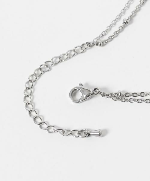 SMELLY / スメリー ネックレス・ペンダント・チョーカー | ステンレスミニボール2レイヤードネックレス | 詳細10
