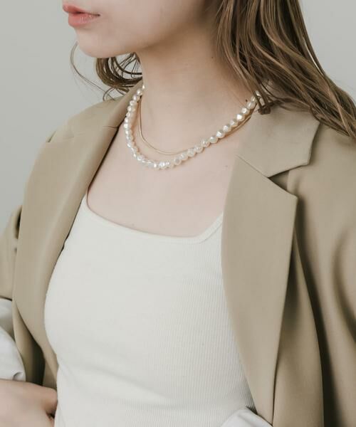 SMELLY / スメリー ネックレス・ペンダント・チョーカー | パールスネークチェーン2セットネックレス | 詳細2