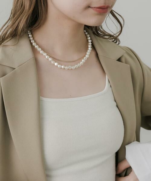SMELLY / スメリー ネックレス・ペンダント・チョーカー | パールスネークチェーン2セットネックレス | 詳細4