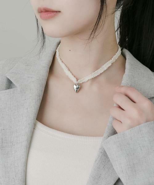 SMELLY / スメリー ネックレス・ペンダント・チョーカー | ハートトップフリンジネックレス | 詳細1