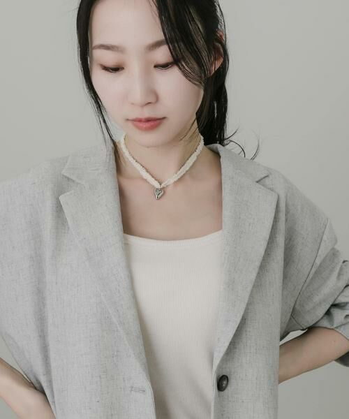 SMELLY / スメリー ネックレス・ペンダント・チョーカー | ハートトップフリンジネックレス | 詳細3