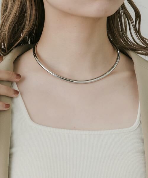 SMELLY / スメリー ネックレス・ペンダント・チョーカー | ラウンドフォルムネックカフ | 詳細1