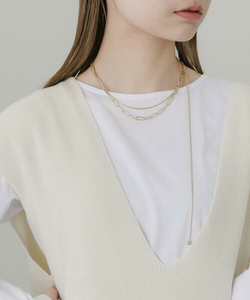 SMELLY / スメリー ネックレス・ペンダント・チョーカー | チェーン2レイヤードネックレス | 詳細1