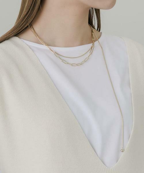 SMELLY / スメリー ネックレス・ペンダント・チョーカー | チェーン2レイヤードネックレス | 詳細2