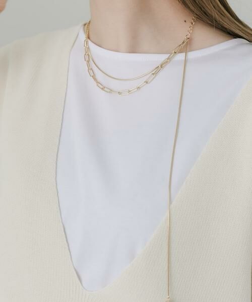 SMELLY / スメリー ネックレス・ペンダント・チョーカー | チェーン2レイヤードネックレス | 詳細4