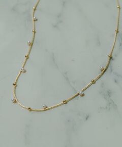 SMELLY / スメリー ネックレス・ペンダント・チョーカー | パールメタルチェーンシンプルネックレス